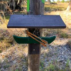 Wanderwege mit Kanu, Krokodil oder Wanderhut gezeichnet