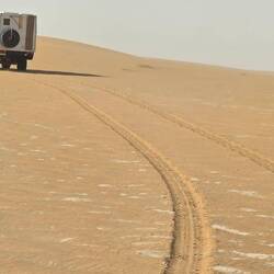 Across the plain and then an incredible sand storm begins