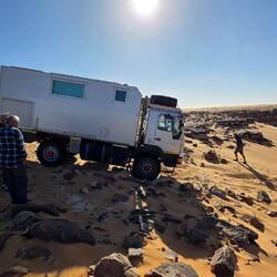 Tommy drives first to build up our courage