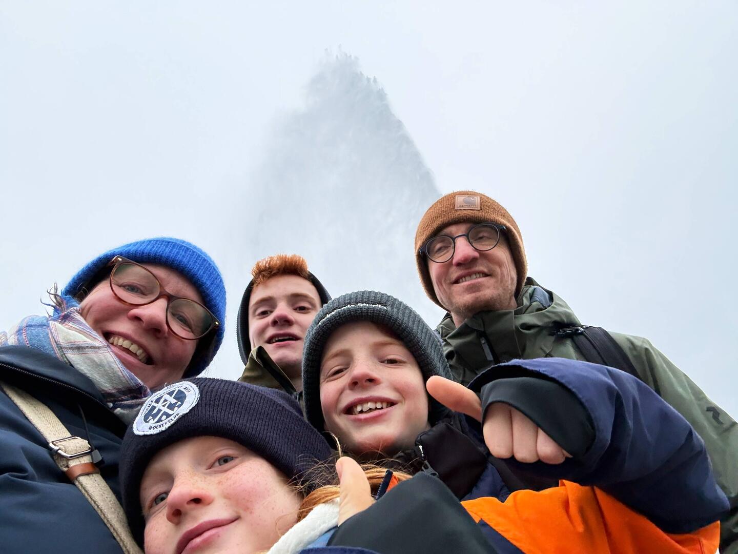 Tous sous le jet avant qu'il ne s'éteigne