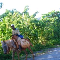 Auf dem Weg ins Tal 'El Valle' wird das Gefährt gern den Verhältnissen angepasst