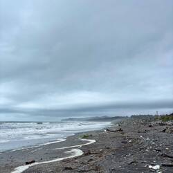 De kust onderweg