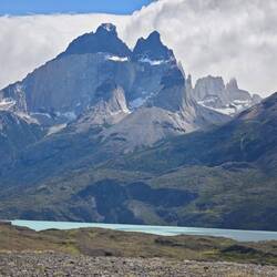 Die Cuernos waren auch noch einmal in Sichtweite, nur aus anderer Perspektive.