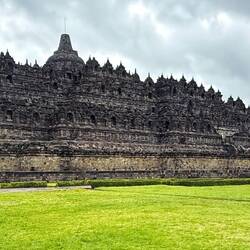 The temple, built over nine levels
