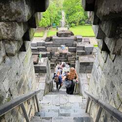 Descending back down to worldly realms