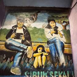 Another mural with a message