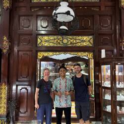 Reza asked for a picture. He was great: taking us to see the workshop and explaining everything.