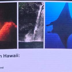 Vortrag über die größte Insel Hawaii's