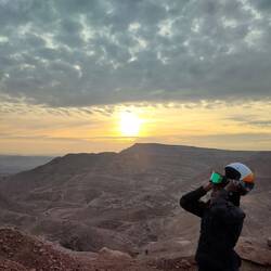 Taking a break at Maghreb