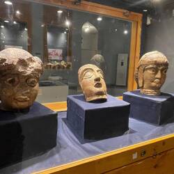 It bears a museum showing some of the findings