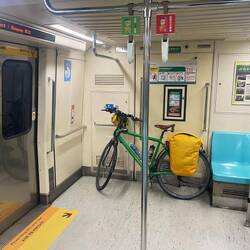 Metro fahren kann mein Fahrrad auch