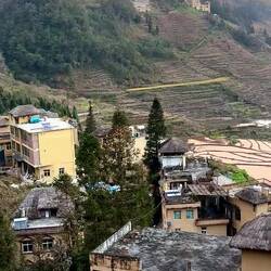 Blick morgens aus unserem Hotelzimmer