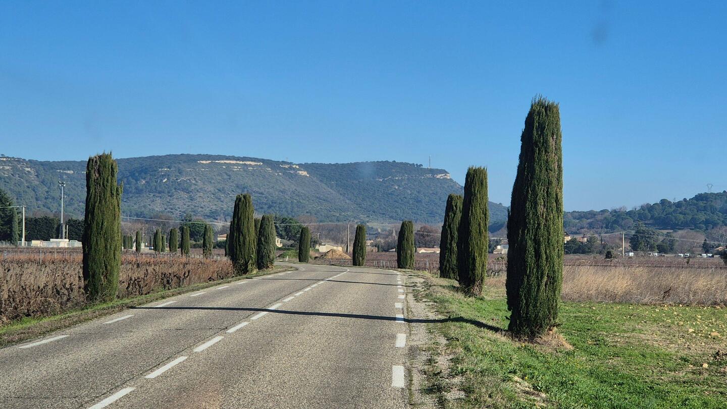 Kurz vor dem Ziel: Chusclan