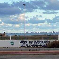 Ein bisschen mar menor ist auch von unserem platz zu sehen