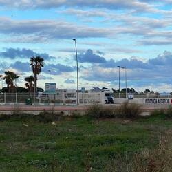 Der angepeilte, volle Stellplatz.