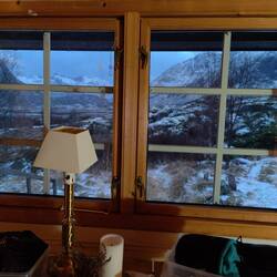 Der Schnee hellt wieder die Landschaft auf