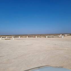 Nothing as far as the eye can see.