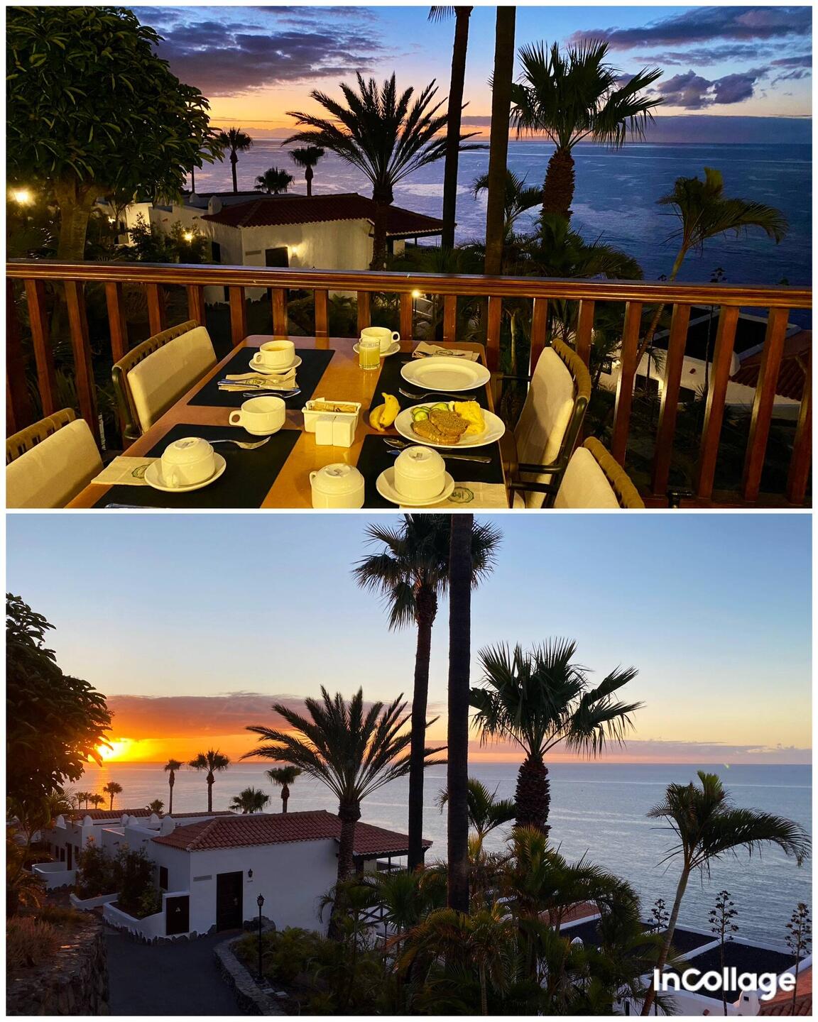 Frühstück vor Sonnenaufgang