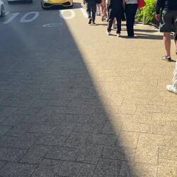 Bondi Beach und dahinter der Park....