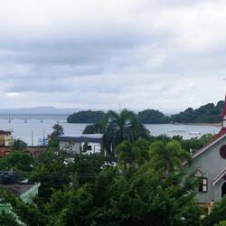 Mit Blick über Samaná und die Walbucht