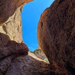Der Mond-Bogen auf der Spitzkoppe