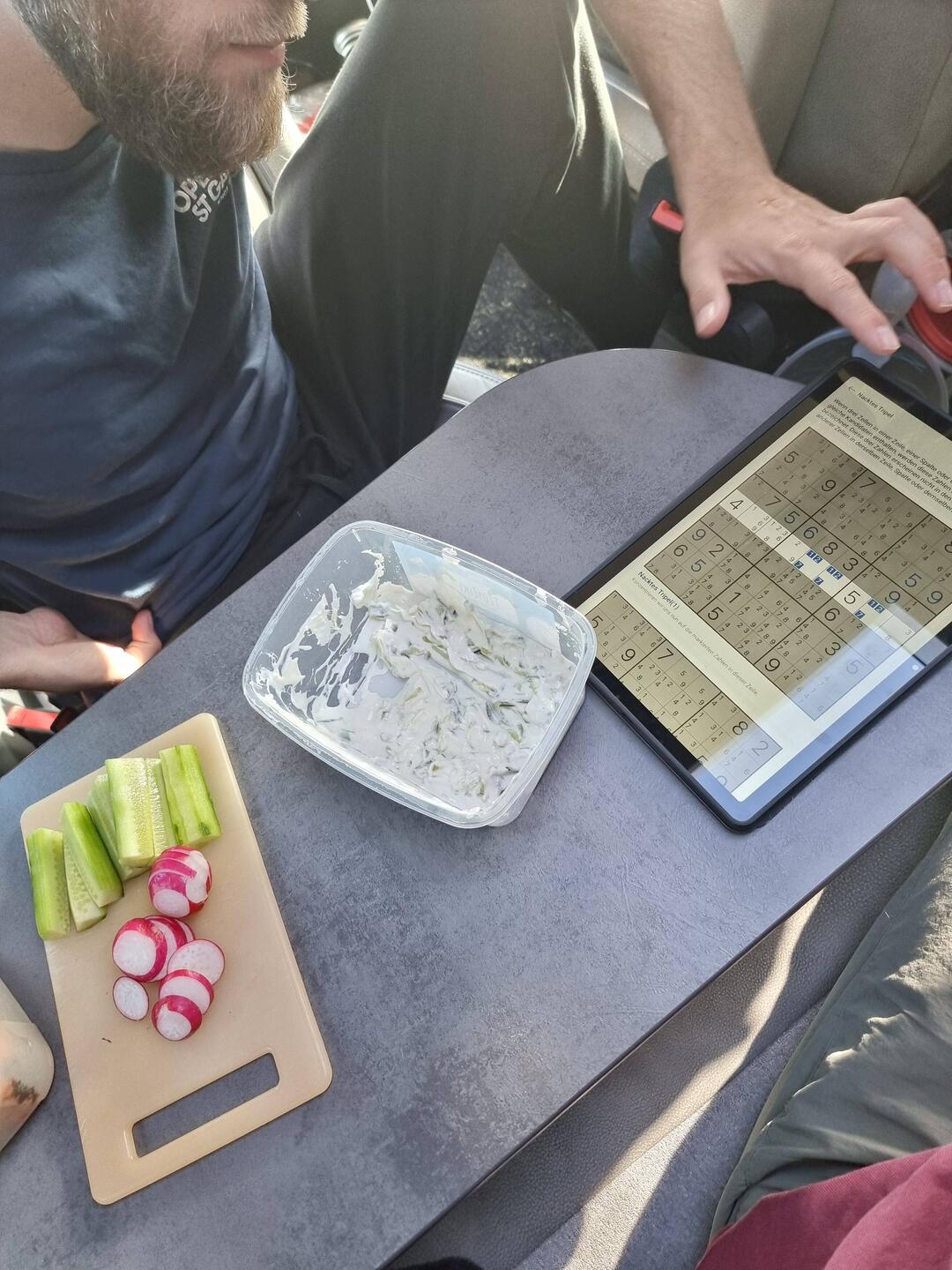 Neue Techniken am lernen.