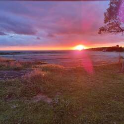 Der Fischer hat sich (natürlich) extra für unser Bild so positioniert.