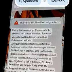 Und Du es mit Google Lens übersetzt
