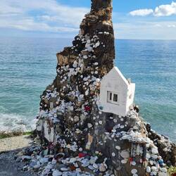 An einem Rastplatz war dann eine Gedenkstätte