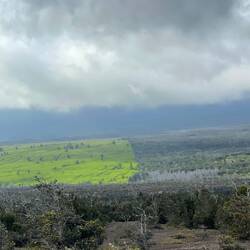 Die Felder waren wie mit dem Messer abgetrennt