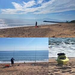 ..dieser Fischer hat noch ein kleines Spielzeug mit😁