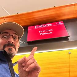 Upgrade...? Leider nur beim einchecken, geflogen wird Economy... 😆