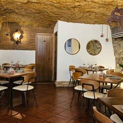 Our restarant built into a cave - excellent food!!!