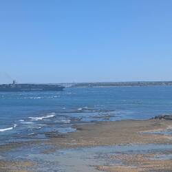 The narrow entry in to the Melbourne bay area