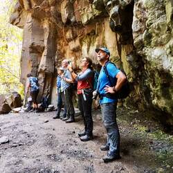Blick zum Wasserfall