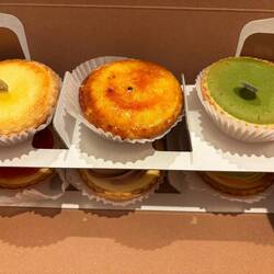 A selection of Pablo cheese tarts.