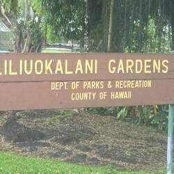 Garten zu Ehren der letzten Königin von Hawaii