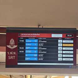 Fahrt von Chiang Mai nach Ayutthaya