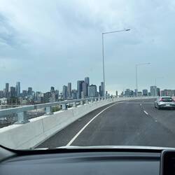Fahrt durch Melbourne
