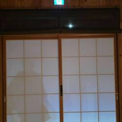 Tonight's shoji screen silhouettes