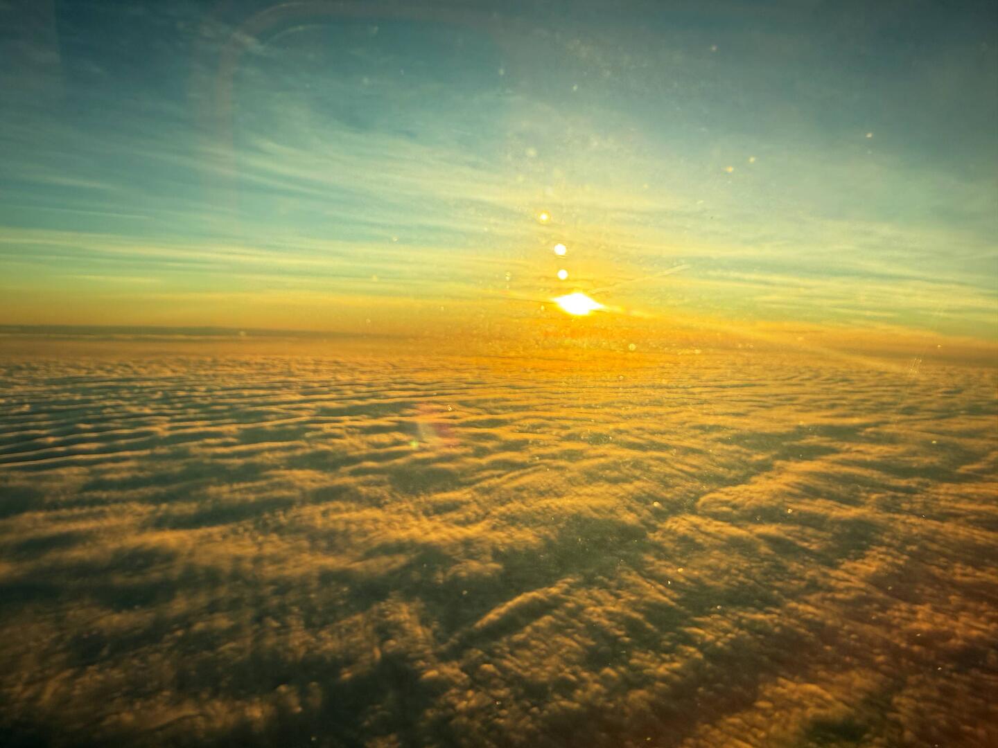 irgendwo über Europa