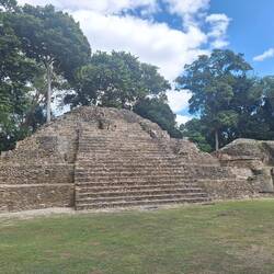 Cahal Pech Mayan ruins in town