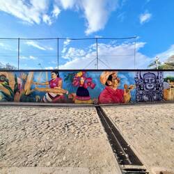 More of the mural