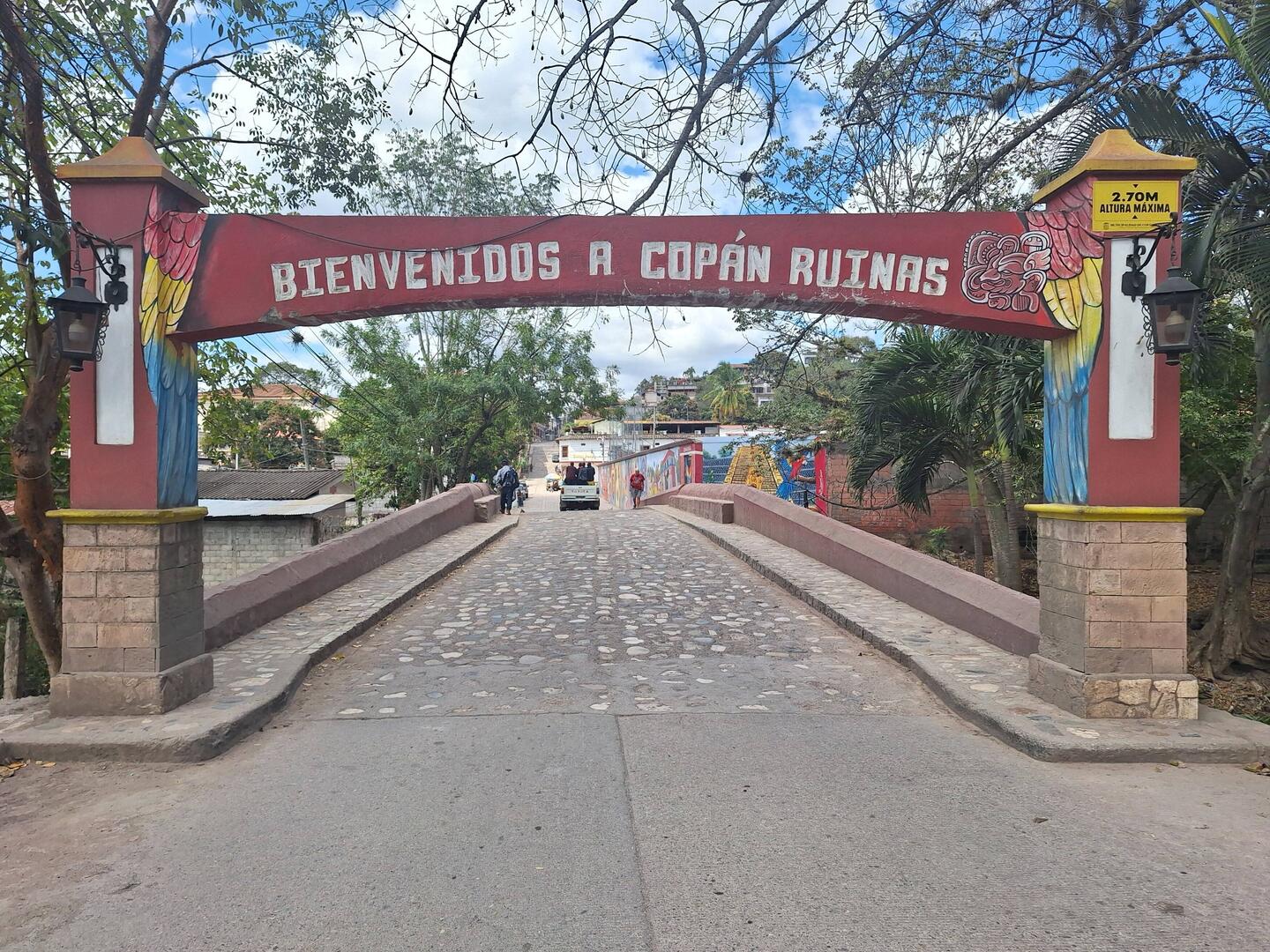 Archway entering town