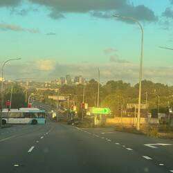 Auf der Rückfahrt ein Blick auf die Skyline von Sydney 😍
