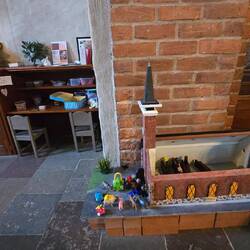 In der Dreifaltigkeitskirche... Kinder sind übrigens in jeder Kirche gern gesehen