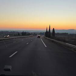 ... Abends Ankunft 🌞 Sonnenuntergang