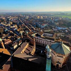 Cremona seen from above.