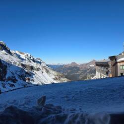 Blick aus unserem Zimmer