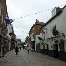 Twickenham pedestrian shopping precinct